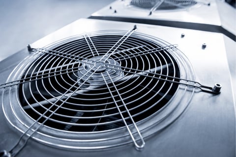 Metal industrial air conditioning vent