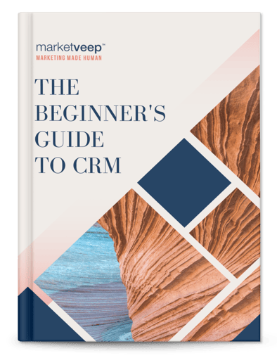 The Beginners Guide  to CRM mock up