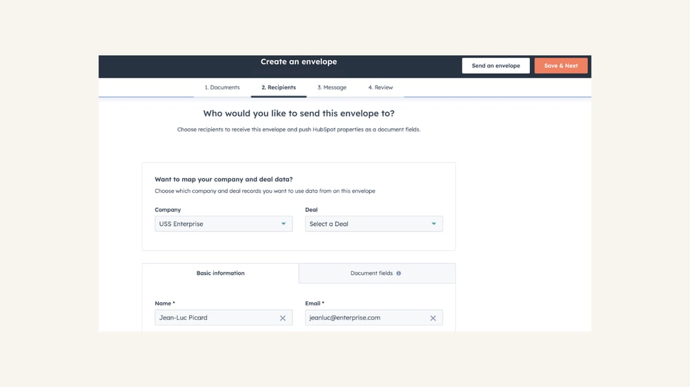 DocuSign HubSpot Integration