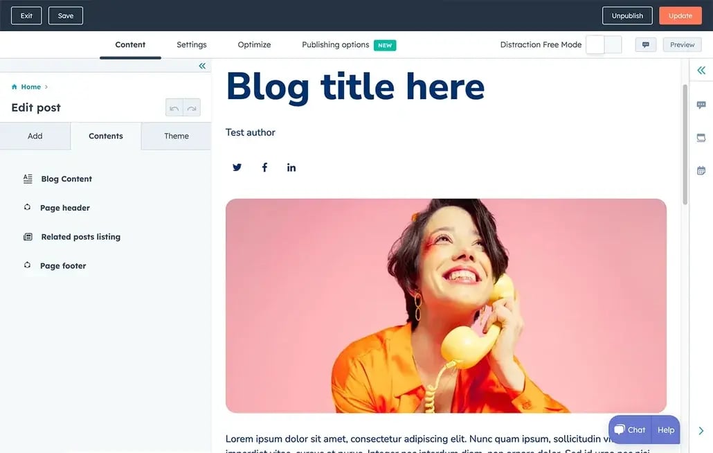 HubSpot Blog Optimization