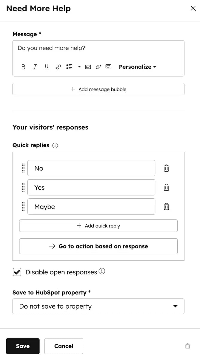 HubSpot Chatbot