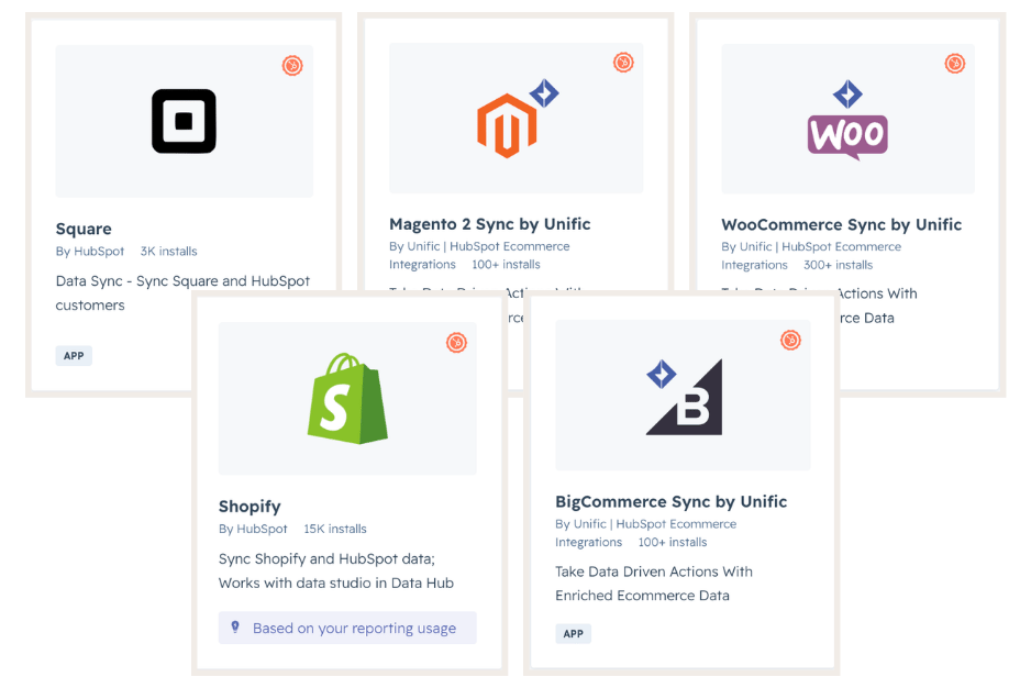 HubSpot eCommerce Integrations