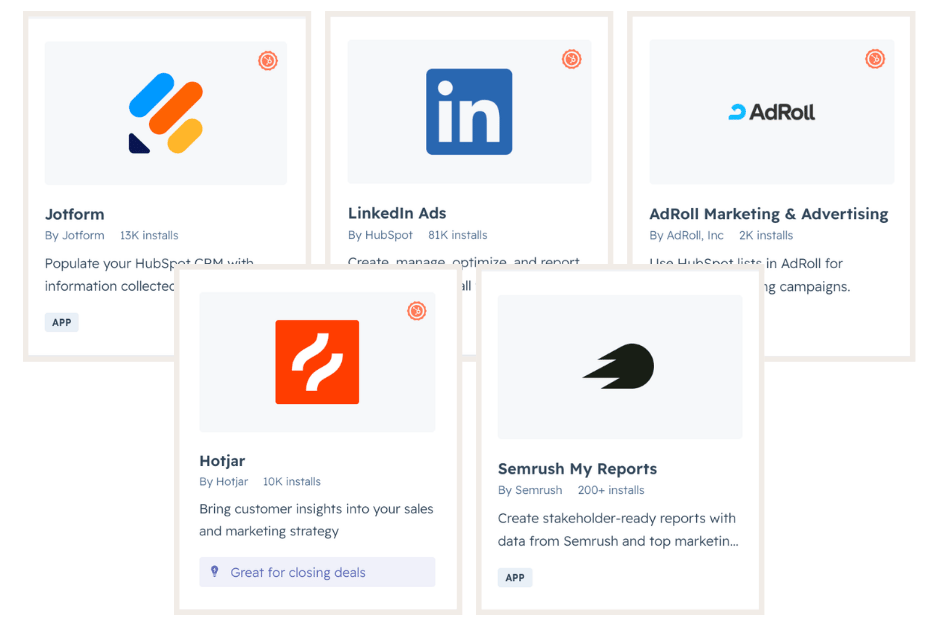 HubSpot Marketing Integrations