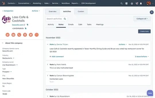 HubSpot CRM System Architecture