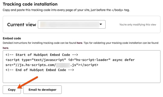 Tracking Code & Analytics Setup