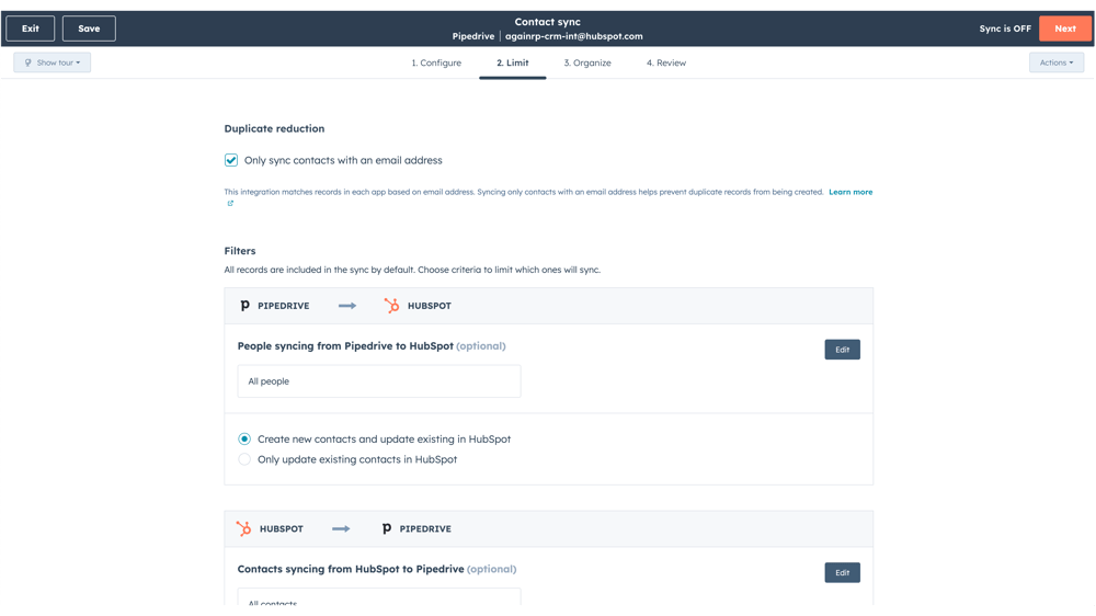 Pipedrive HubSpot Integration