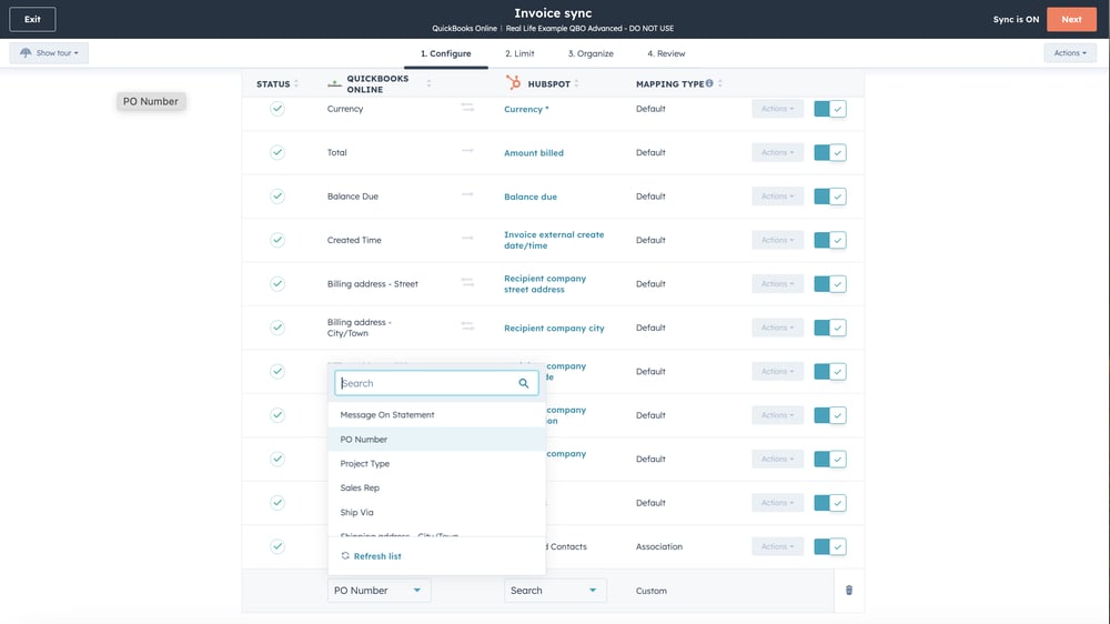 HubSpot QuickBooks Integration