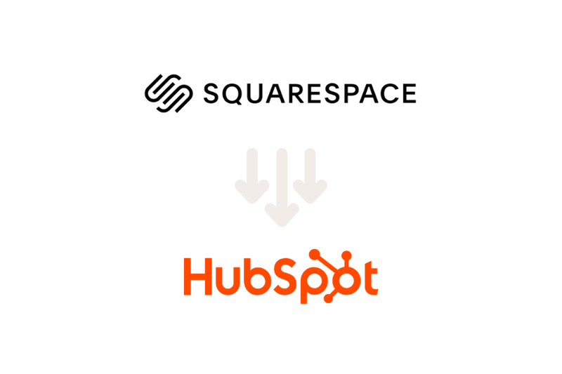 SquareSpace to HubSpot Migration